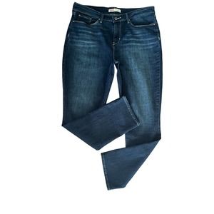 LEVI Signature Mid-Rise Slim Jeans size 16 Straight Leg Womens Blue Jeans